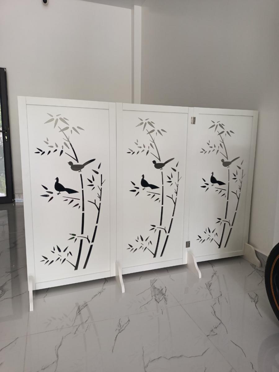 Kệ Vách Gỗ Công Nghiệp Mẫu 05 Hải Phòng.